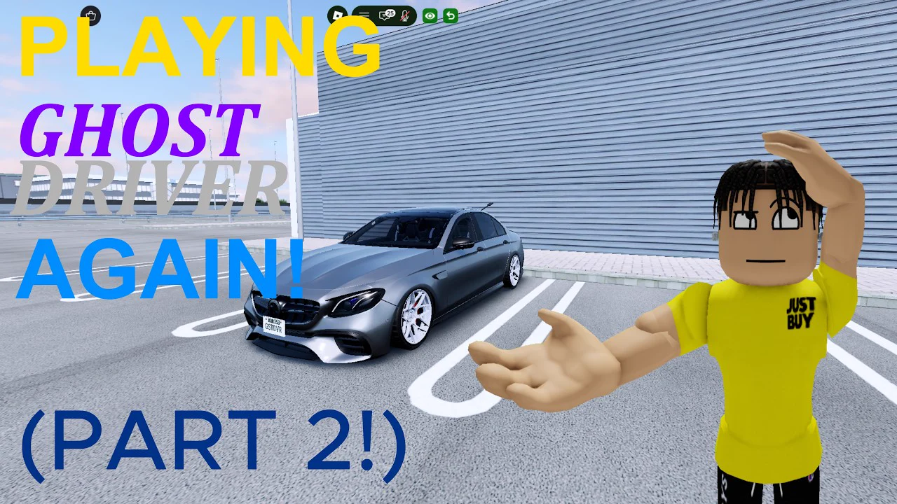 Ghost Driver Roblox gameplay with a customized car
